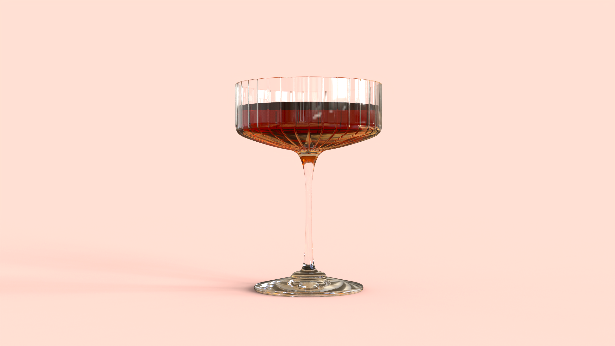 脊形跑车香槟酒杯